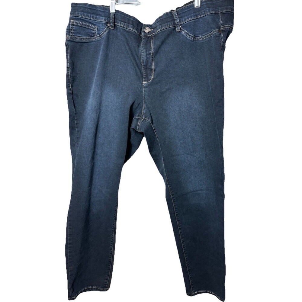 Earl Woman’s Jeans Size 24 W Dark Blue Sexy Shaper Plus